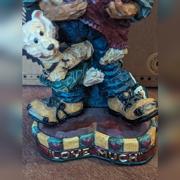 1999 Boyds Bears Carver Choice Collection Chester Big Heart Love Much - Picture 8 of 16